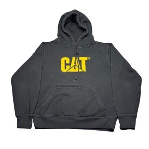 CAT Pullover Hoodie‎ Embroidered Logo Casual Activewear Sweatshirt